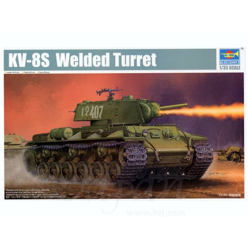1/35 KV-8S Welded Turret Flamethrower Tank