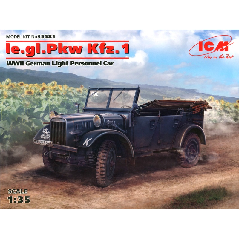 1/35 le.gl.Pkw Kfz.1 WWII German Light Personnel Car