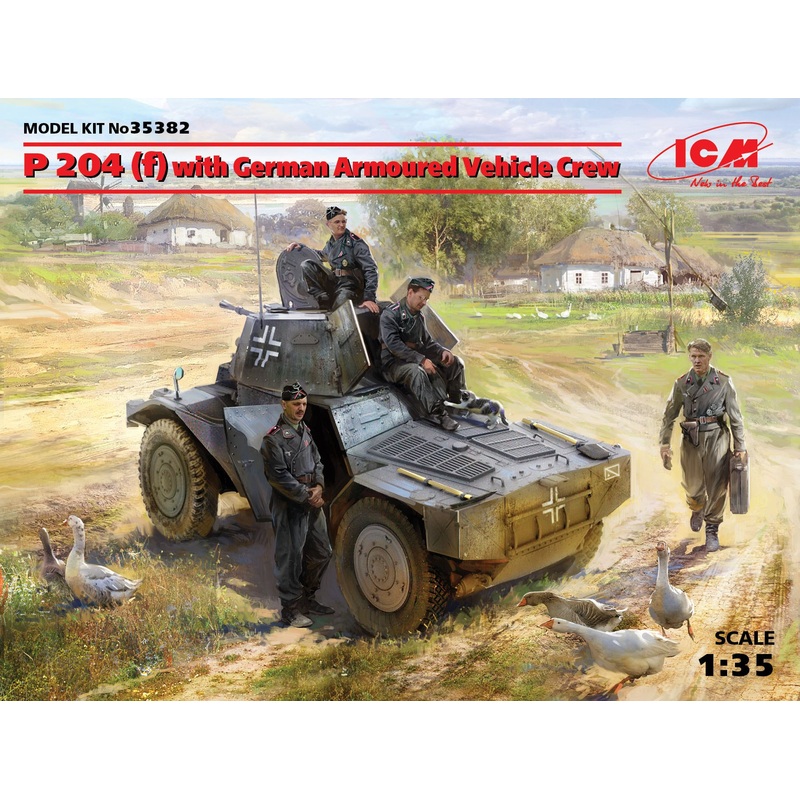 1/35 P204(f) with German Armoured Vehicle Crew