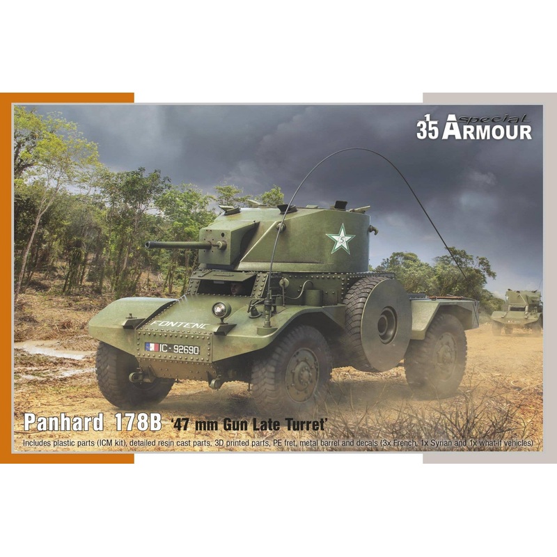 1/35 Panhard 178B 47mm Gun Late Turret
