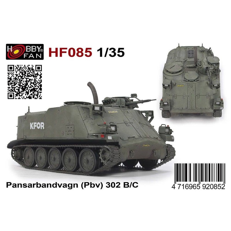 1/35 Pansarbandvagn (Pbv) 302 B/C (Full Resin Kit)