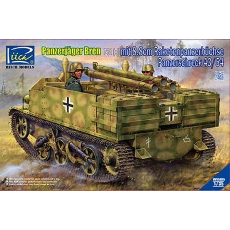 1/35 Panzerjaeger Bren 731(e) mit 8.8cm Raketenpanzerbuechse Panzerschreck 43/54