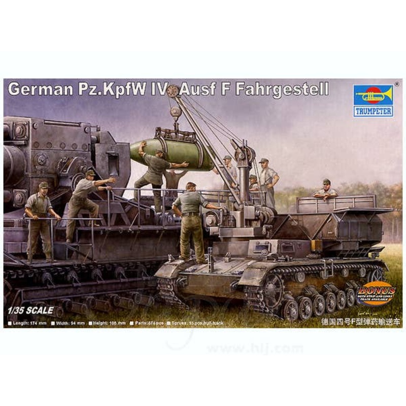 1/35 Pz IV F Fahrgestell Ammunition Carrier