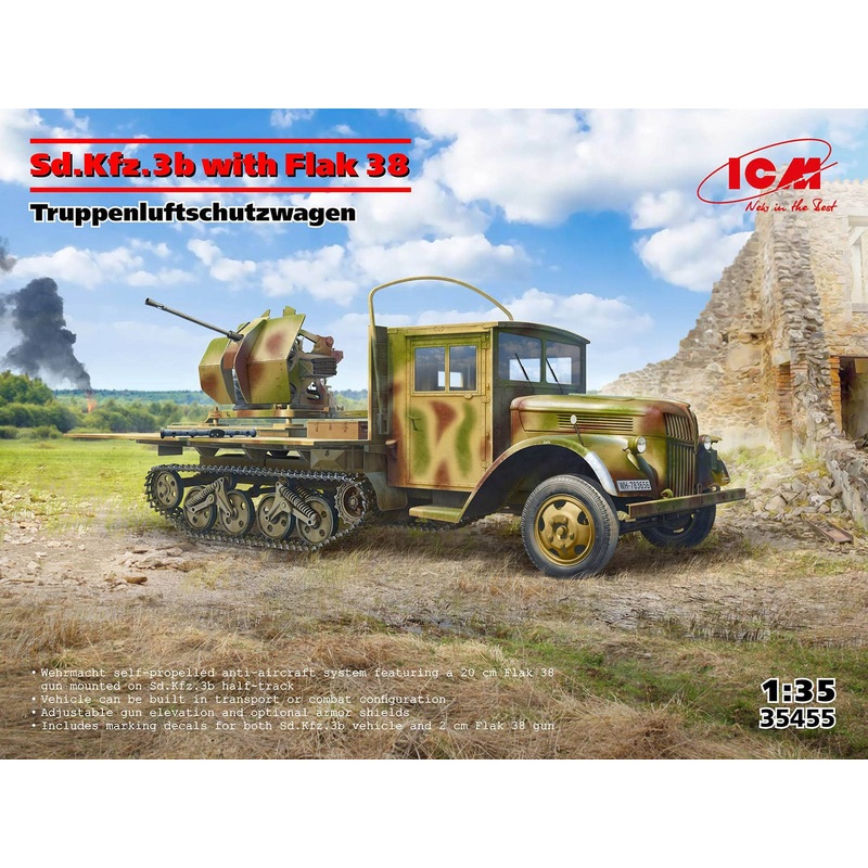 1/35 Sd.Kfz.3b with Flak 38 Truppenluftschutzwagen