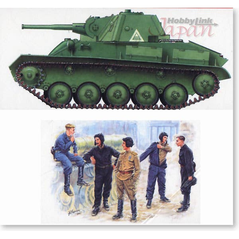 1/35 Soviet Light Tank T-70M Late Production w/Crew