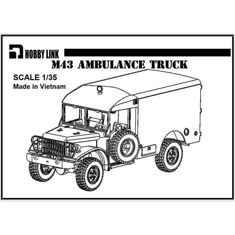 1/35 U.S. Dodge M43 Abulance Full Kit