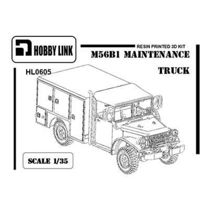 1/35 US Dodge M56B1 Field Repair Truck Full Kit