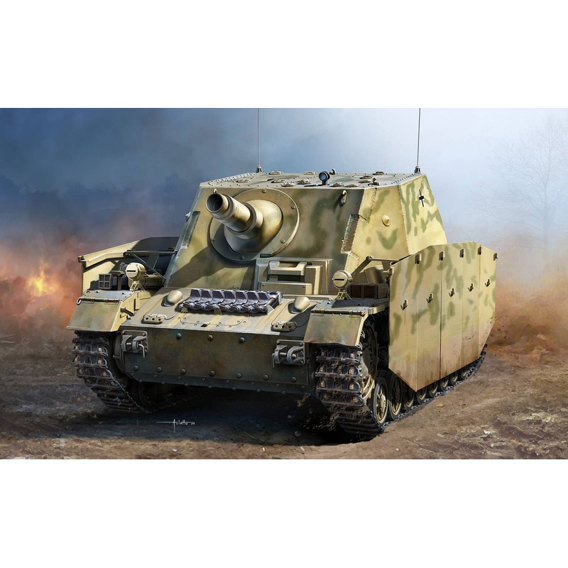 1/35 WW.II German Army Sd.Kfz.166 IV Assault Tank Blumbear Early Production Magic Track Included