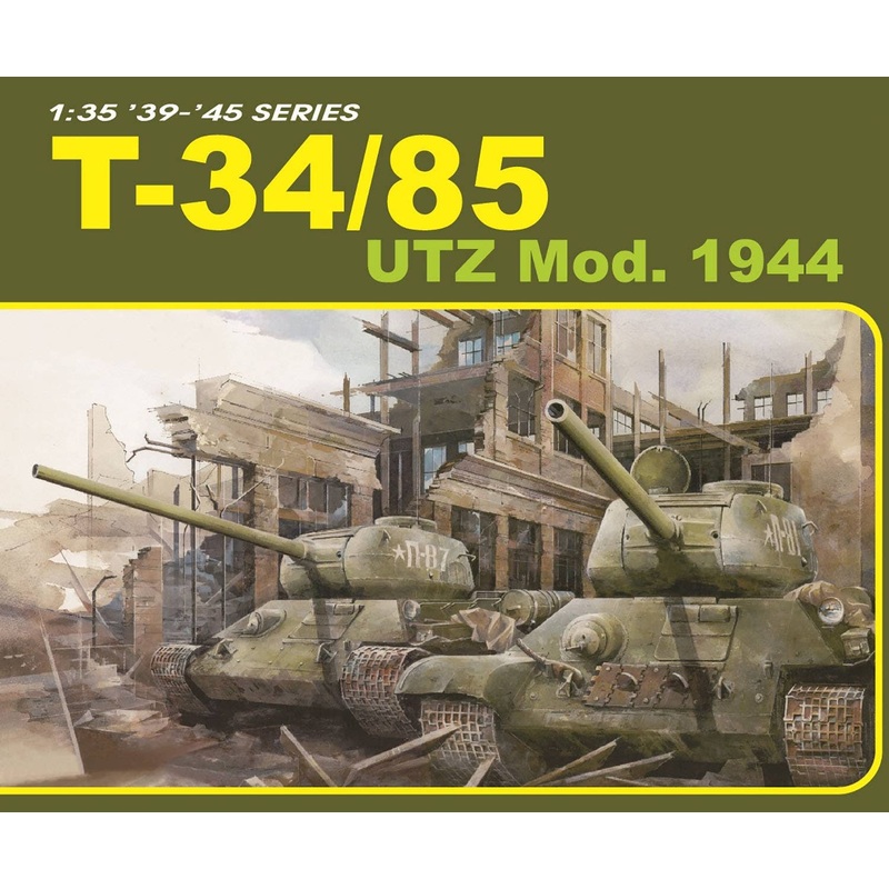 1/35 WW.II Soviet Army T-34 / 85 UTZ Mod.1944 with Magic Track