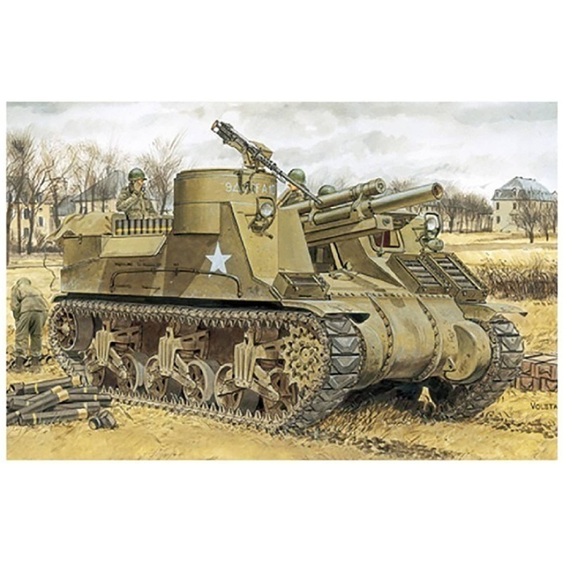 1/35 WW.II US Army M7 Priest Mid-Term Production with Magic Track