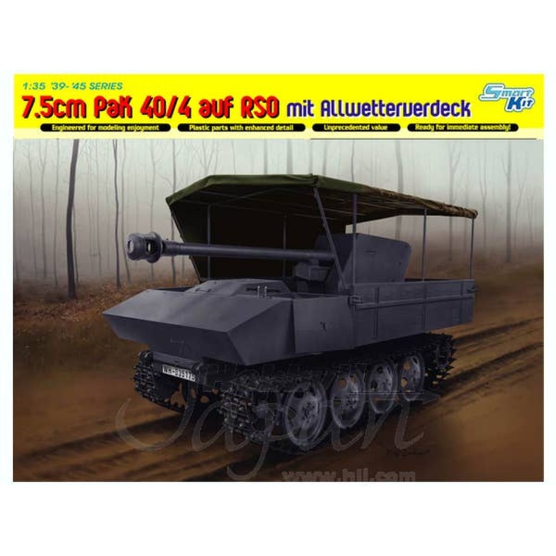 1/35 7.5cm PaK 40/4 auf RSO mit Allwetterverdeck