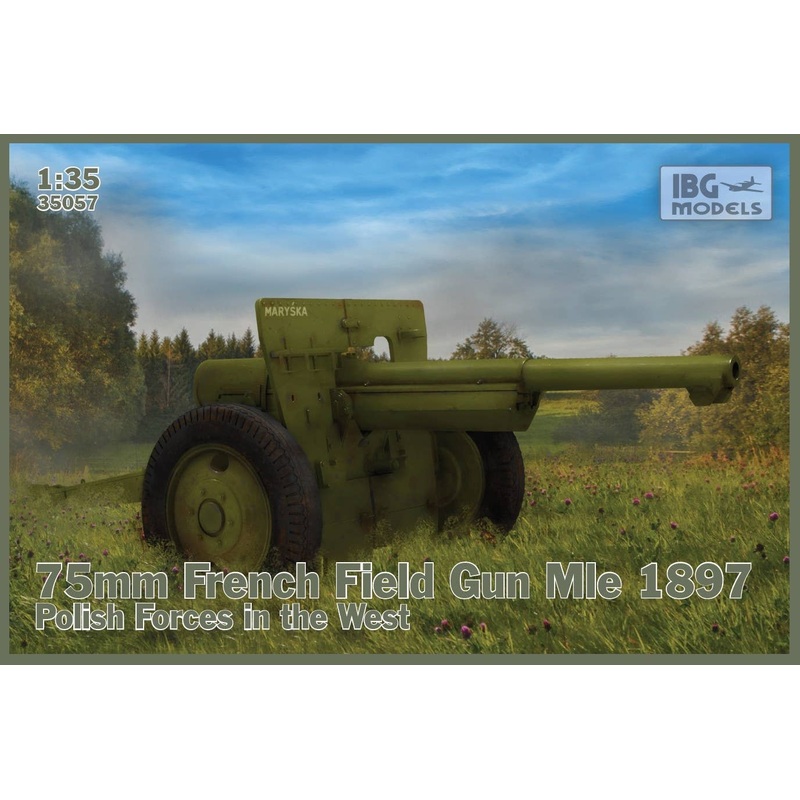 1/35 75mm French Field Gun Mle 1897 Polish Forces in the West