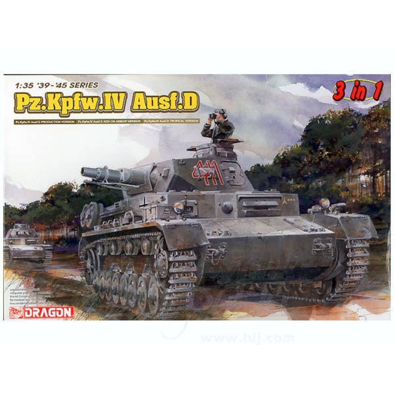 1/35 German Panzer IV Ausf. D (3in1) With Magic Track