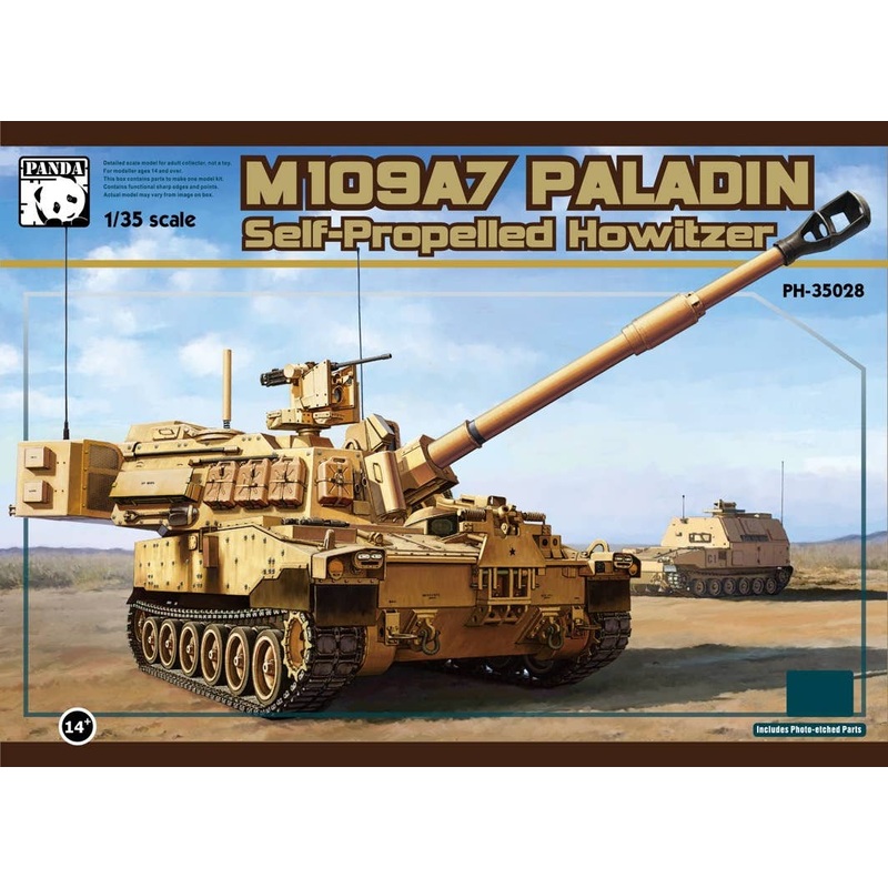 1/35 M109A7 Paladin w/Metal Track & Figure