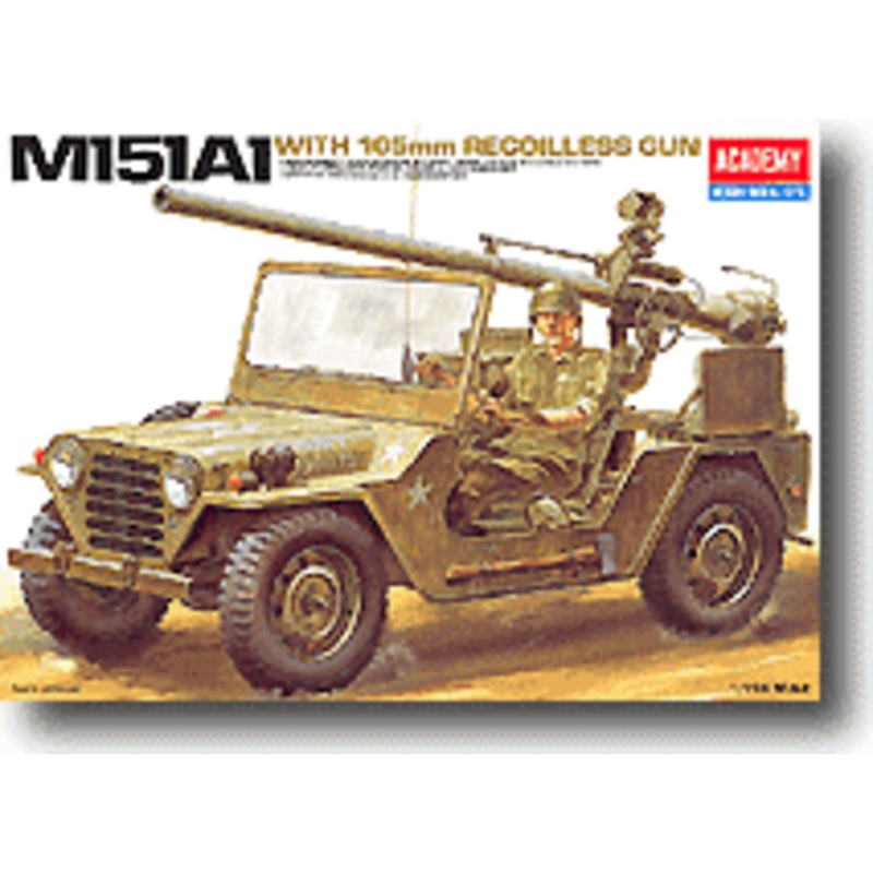 1/35 M151A1 w/105mm Recoilless Gun