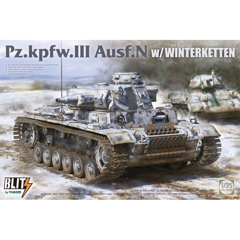 1/35 Pz.Kpfw. III Ausf N w/Winterketten (BLITZ)