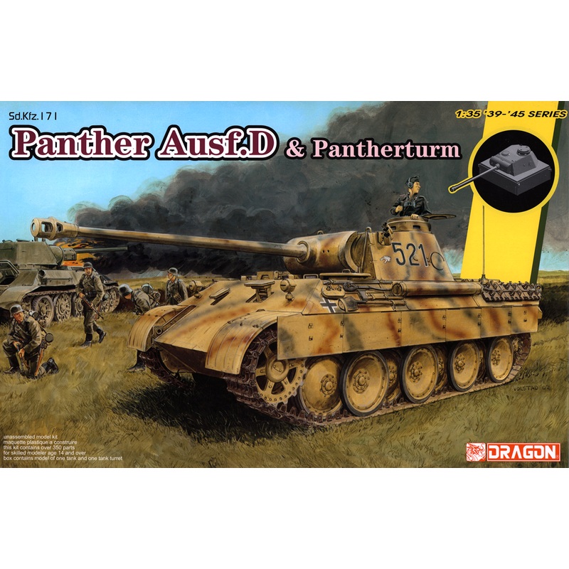 1/35 Sd.Kfz 171 Panther Ausf.D Pantherturm 2in1