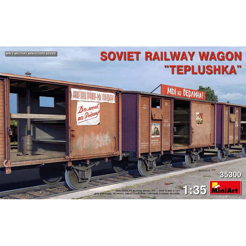 1/35 Soviet Railway Wagon Teplushka
