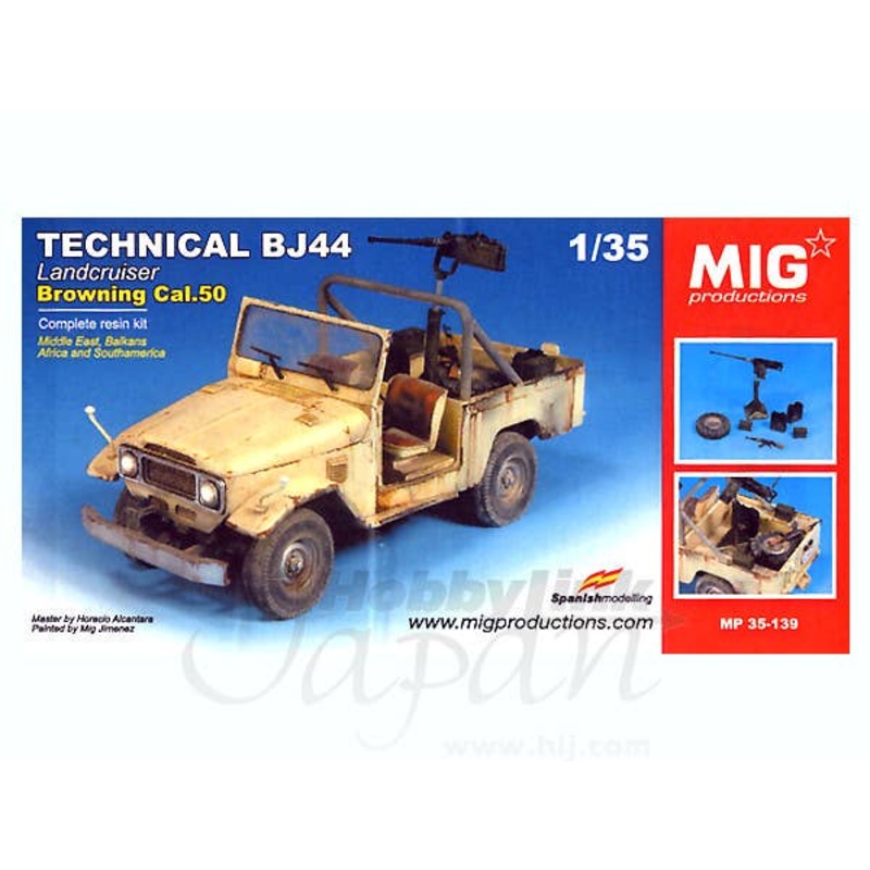 1/35 Technical BJ44 Landcruiser w/Browning Cal.50