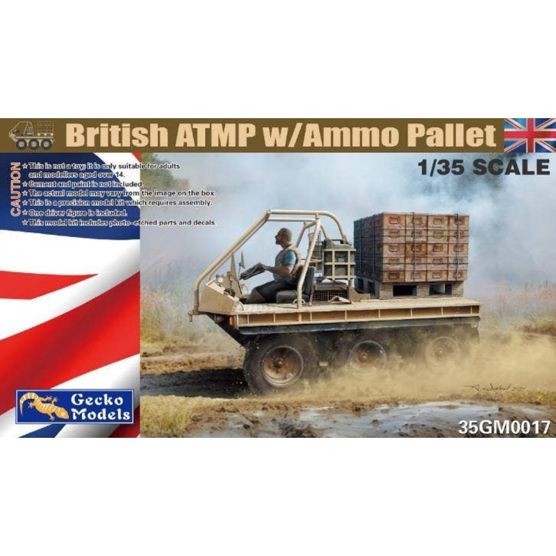 1/35 Working British ATMP w / Ammunition Pallet
