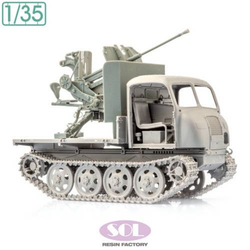 1/35 WWII German RSO 2cm Gebirgsflak 38 anti-aircraft self-propelled gun conversion set
