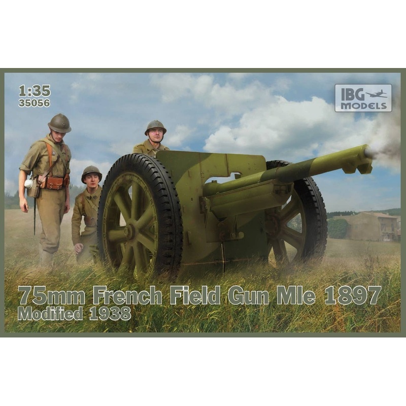 1/35 75mm French Field Gun Mle 1897 Modified 1938