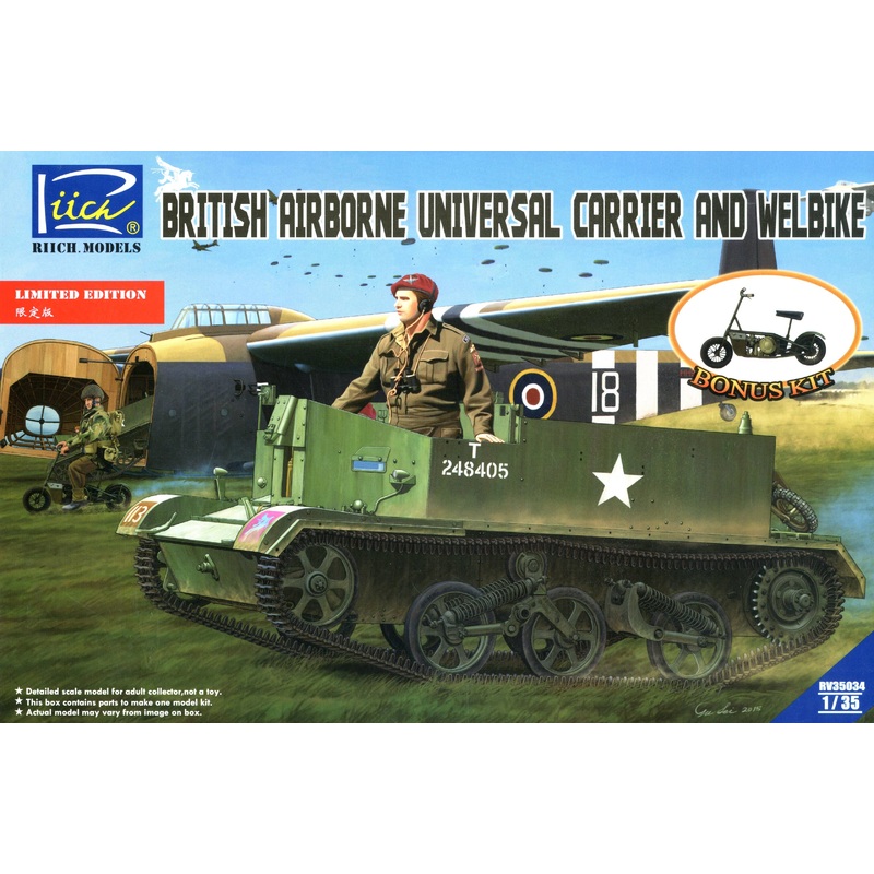 1/35 British Airborne Universal Carrier and Welbike Limited Edition