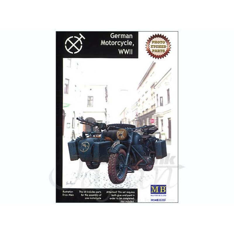 1/35 German Motorcycle WWII w/Photo-Etched Parts