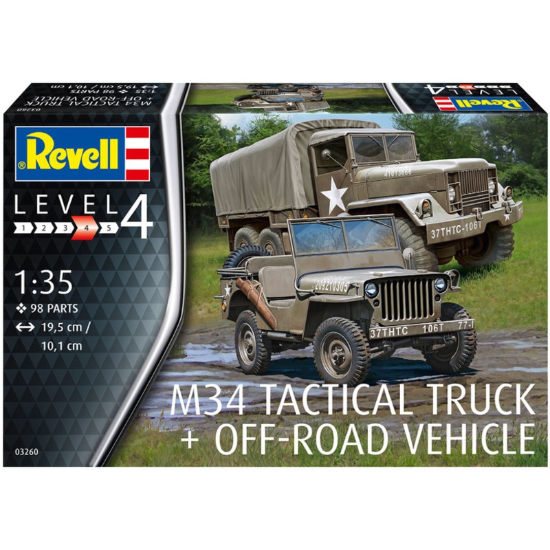 1/35 M34 Tactical Truck & Off-Road Vehicle
