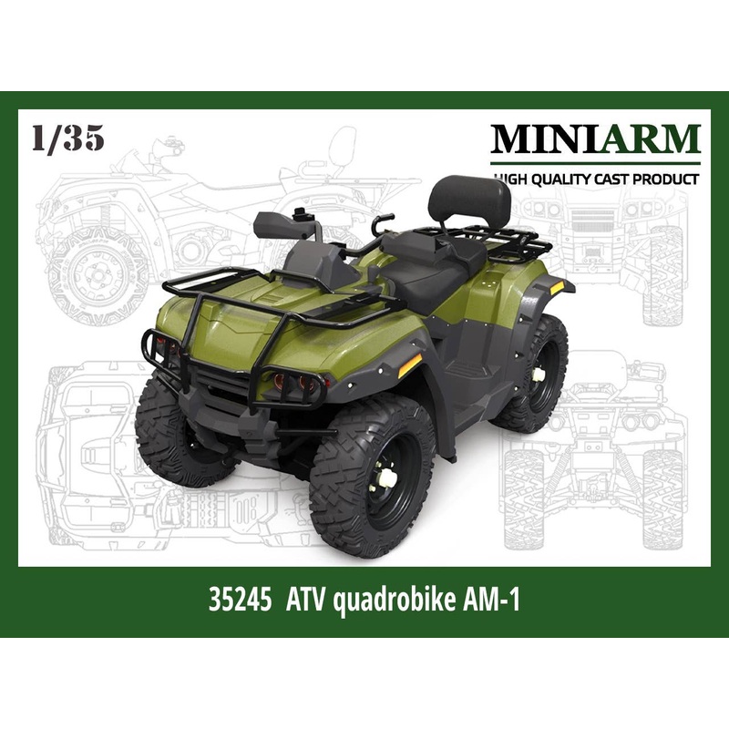 1/35 Modern Russian ATV AM-1 4WD Bike Full Kit