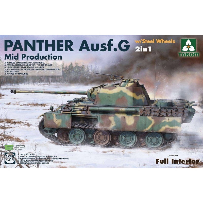 1/35 Panther G Mid Production with Steel Wheels 2 in 1