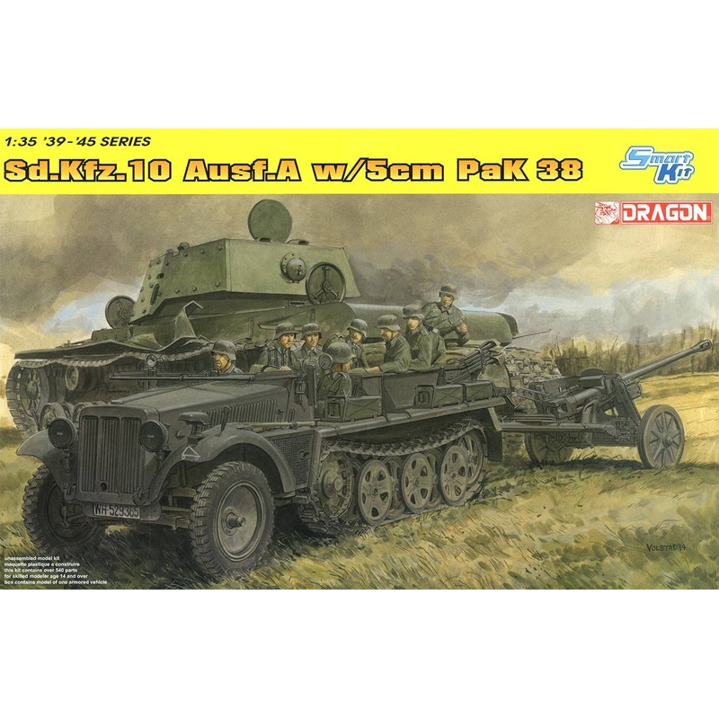1/35 Sd.Kfz.10 Ausf.A w/5cm Pak38