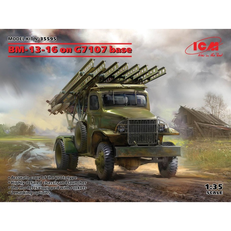 1/35 Soviet BM-13-16 Multiple Rocket Launcher G7107 Body