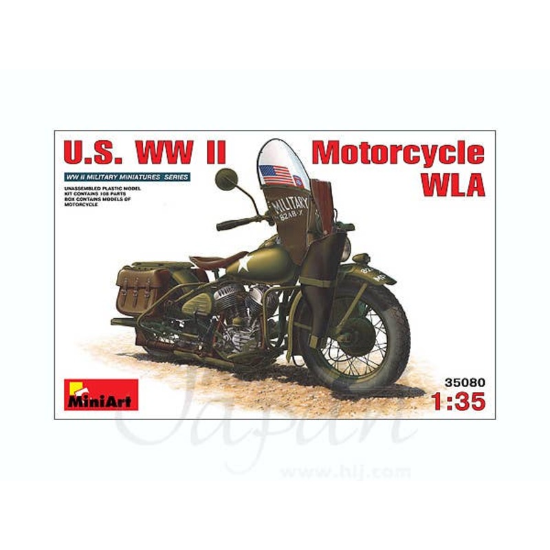 1/35 US WWII Motorcycle WLA