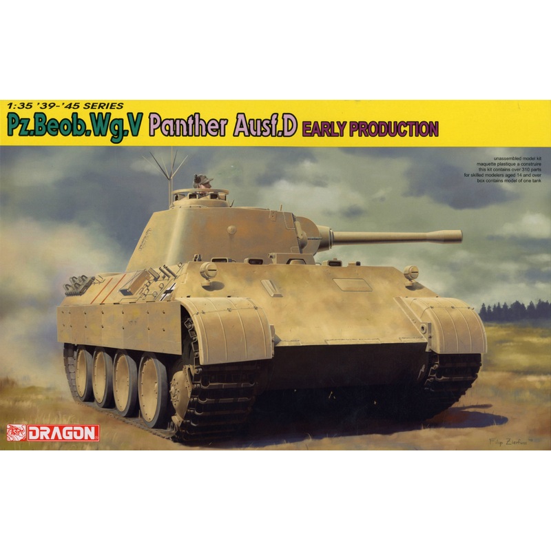 1/35 WWII German Pz.Beob.Wg.V Panther Ausf.D Early Production