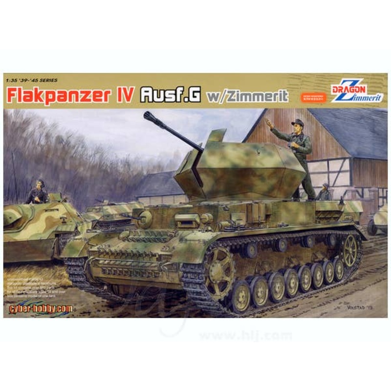 1/35 3.7cm FlaK 43 Flakpanzer IV "Ostwind" w/Zimmerit