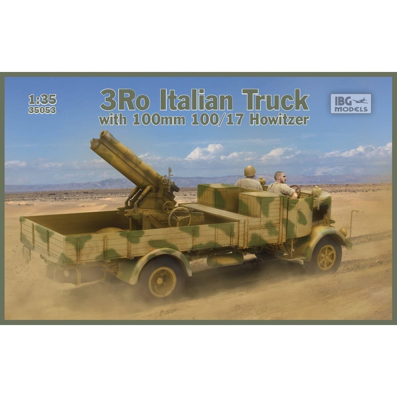 1/35 3Ro Italian Truck with 100/17 100mm Howitzer