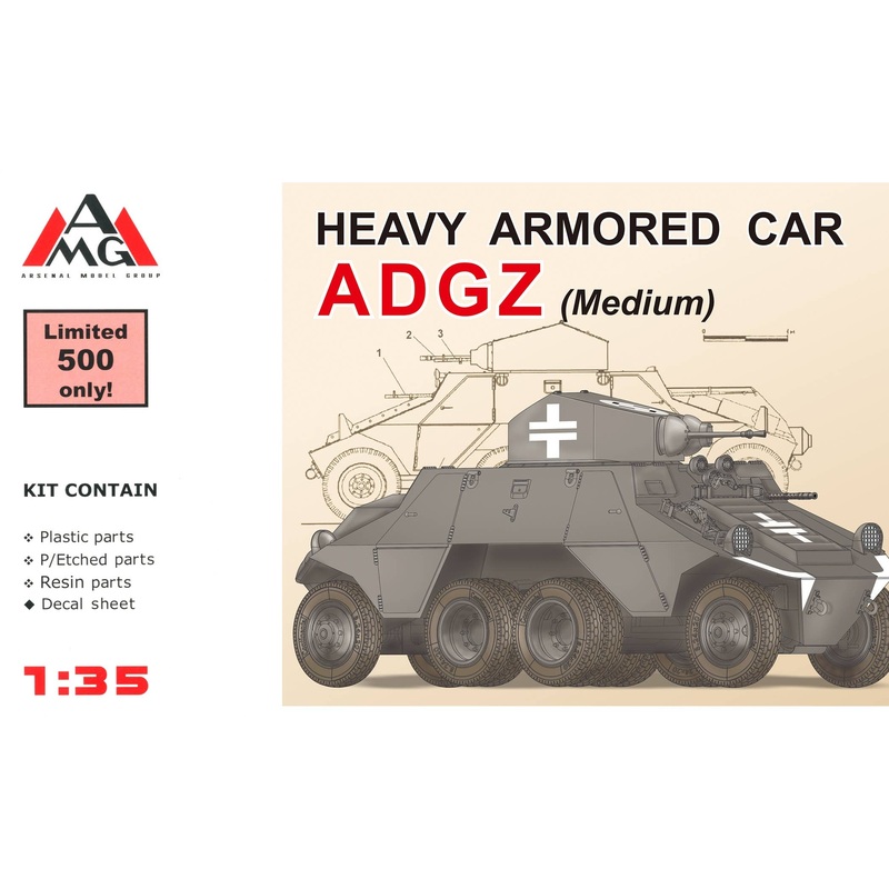 1/35 ADGZ Heavy Armored Car (Medium) - Limited