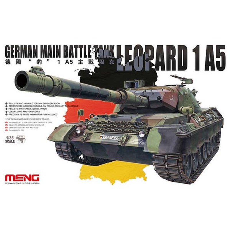 1/35 German Mine Battle Tank Leopard 1A5