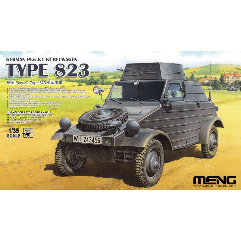 1/35 German Pkw.K1 Kubelwagen Type 823
