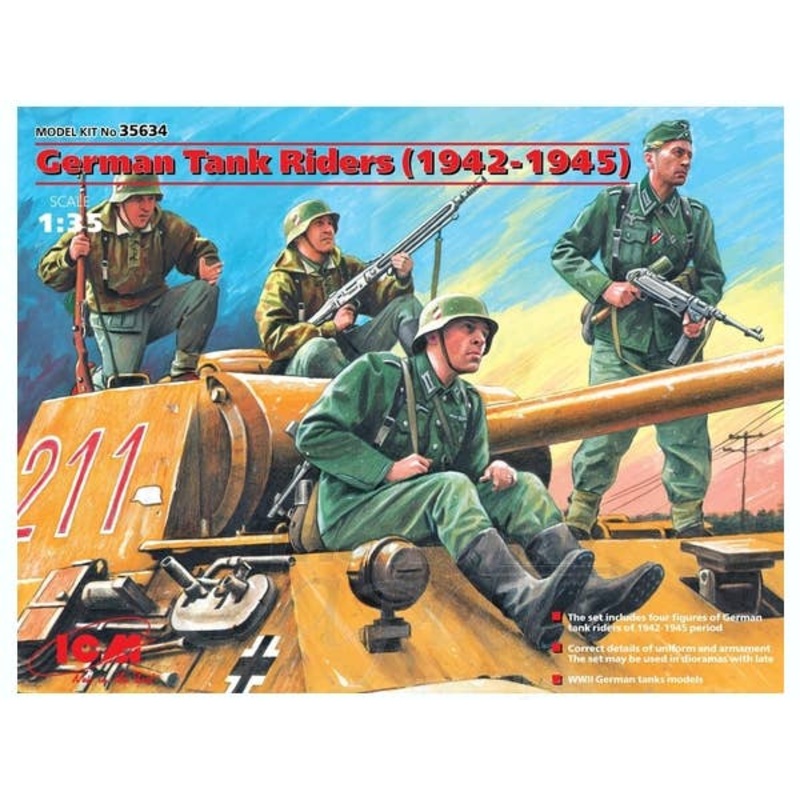 1/35 German Tank Riders (1942-1945)