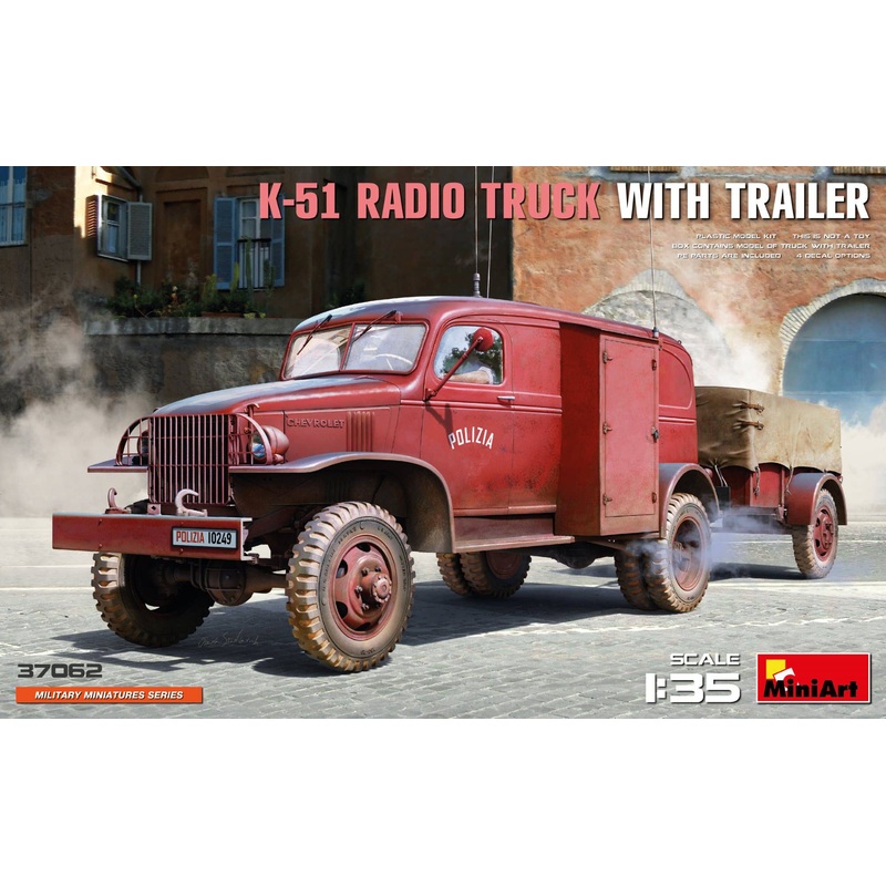 1/35 K-51 Radio Truck with Trailer
