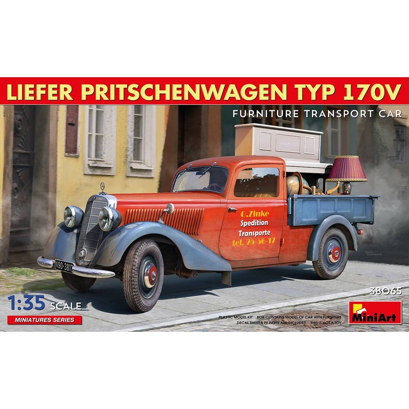 1/35 Liefer Pritschenwagen Typ 170V. Furniture Transport Car