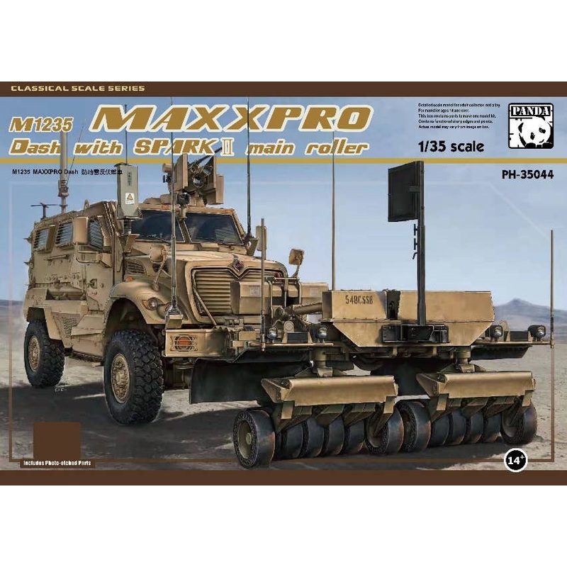 1/35 M1235 MaxxPro Dash w/SPARK II Mine Roller