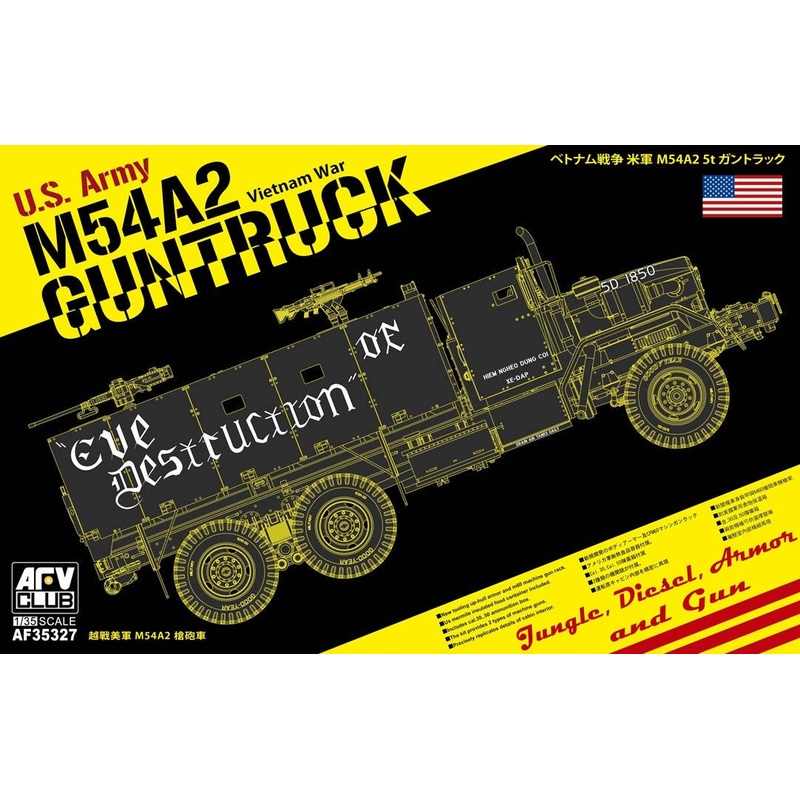 1/35 M54A2 5t Gun Truck Vietnam War