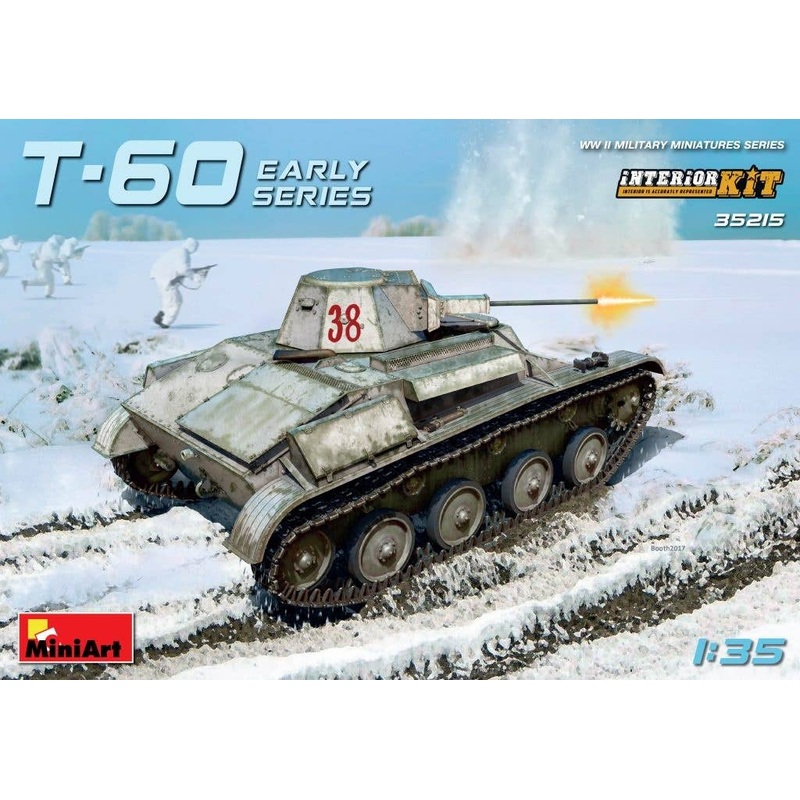 1/35 T-60 Early Soviet Light Tank with Interior