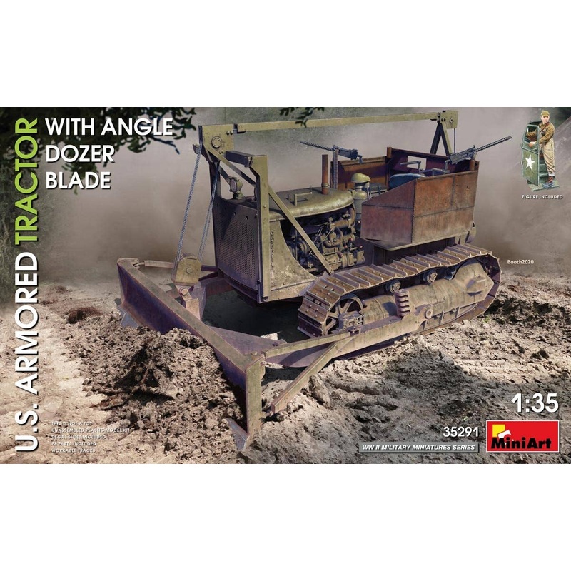 1/35 U.S. Armored Tractor with Angle Dozer Blade
