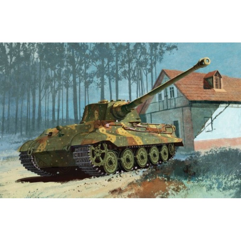 1/35 WWII German King Tiger Henschel Turret Latest Model with Transport Tracks