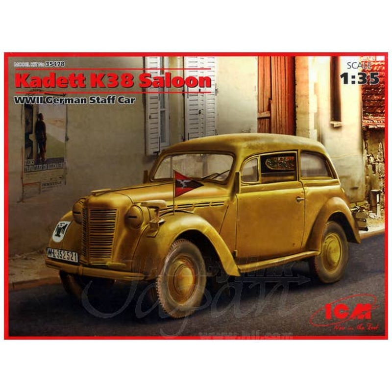 1/35 WWII German Staff Car Kadett K38 Saloon