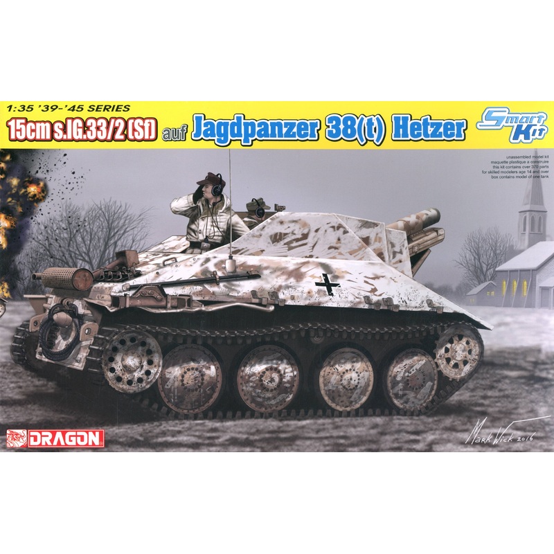 1/35 15cm s.IG.33/2(Sf) auf Jagdpanzer 38(t) Hetzer